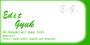 edit gyuk business card